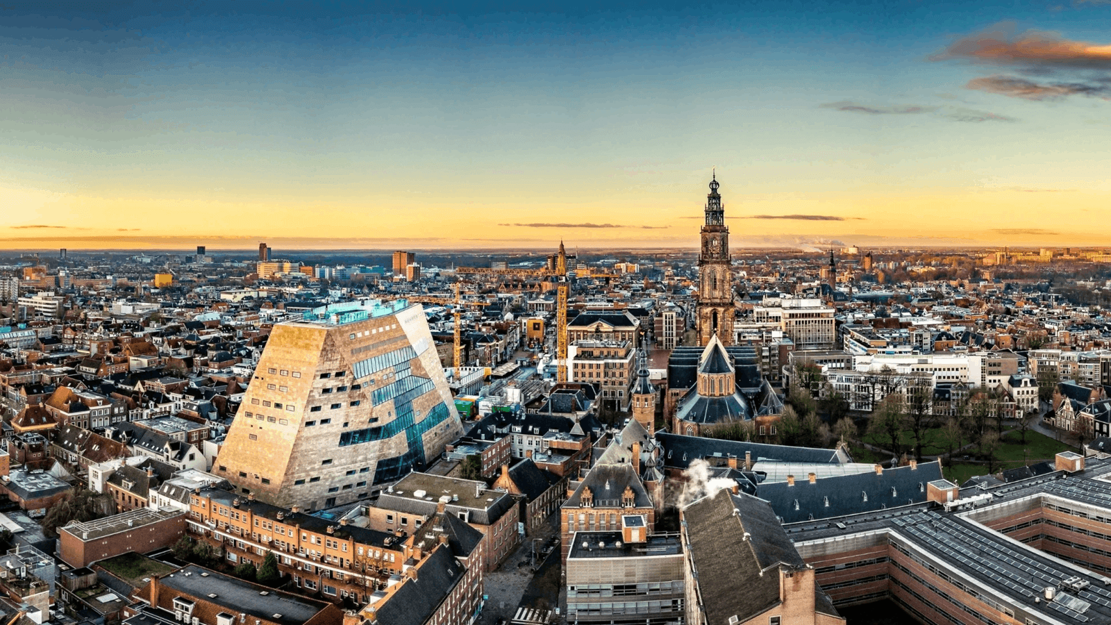 Uitzicht over Groningen